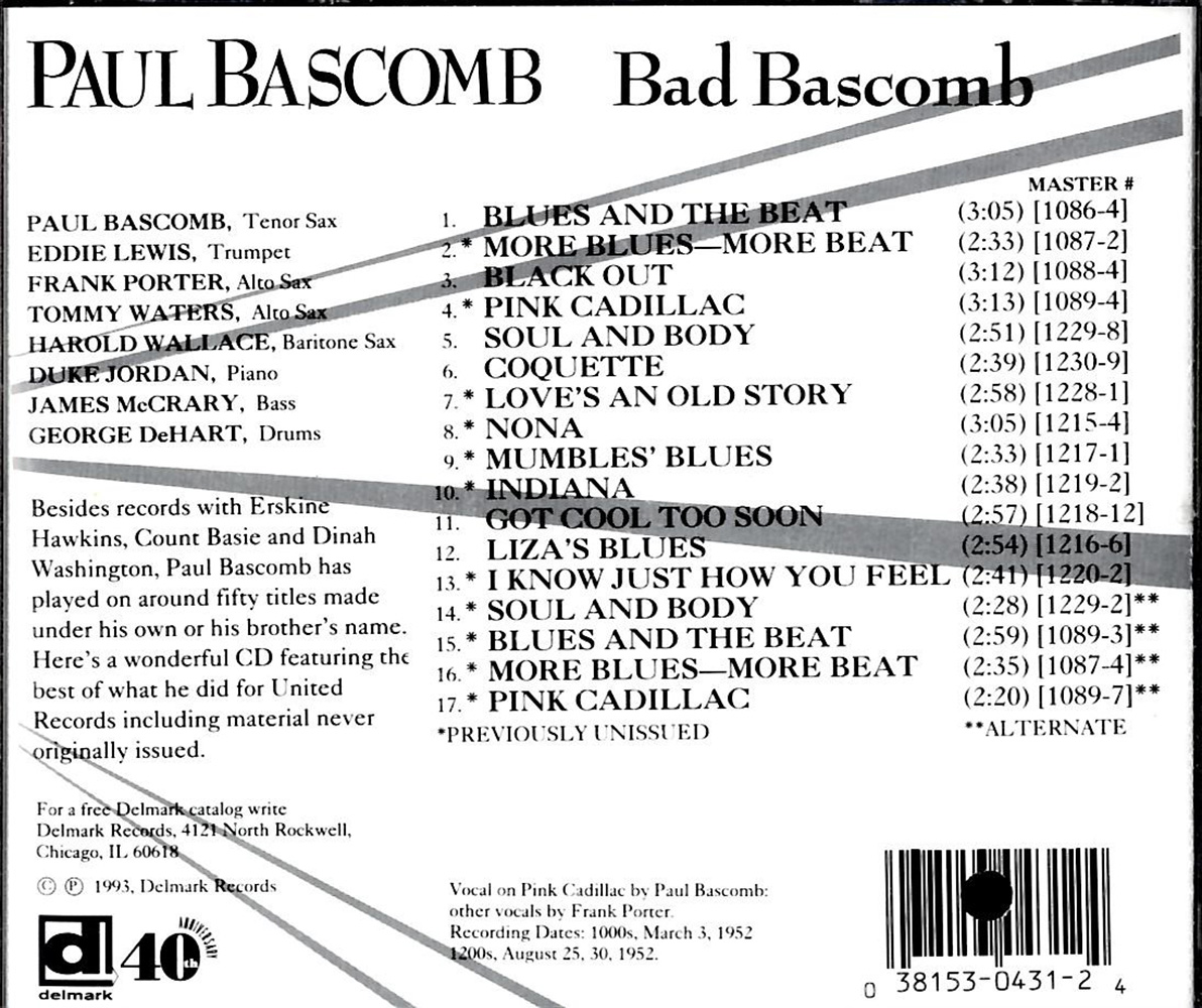 Bad Bascomb - Click Image to Close
