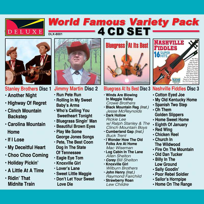 World Famous Variety Pack (4 CD Set)