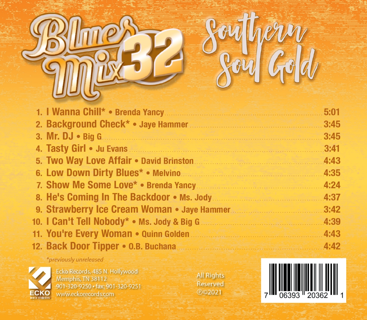 Blues Mix 32-Southern Soul Gold - Click Image to Close