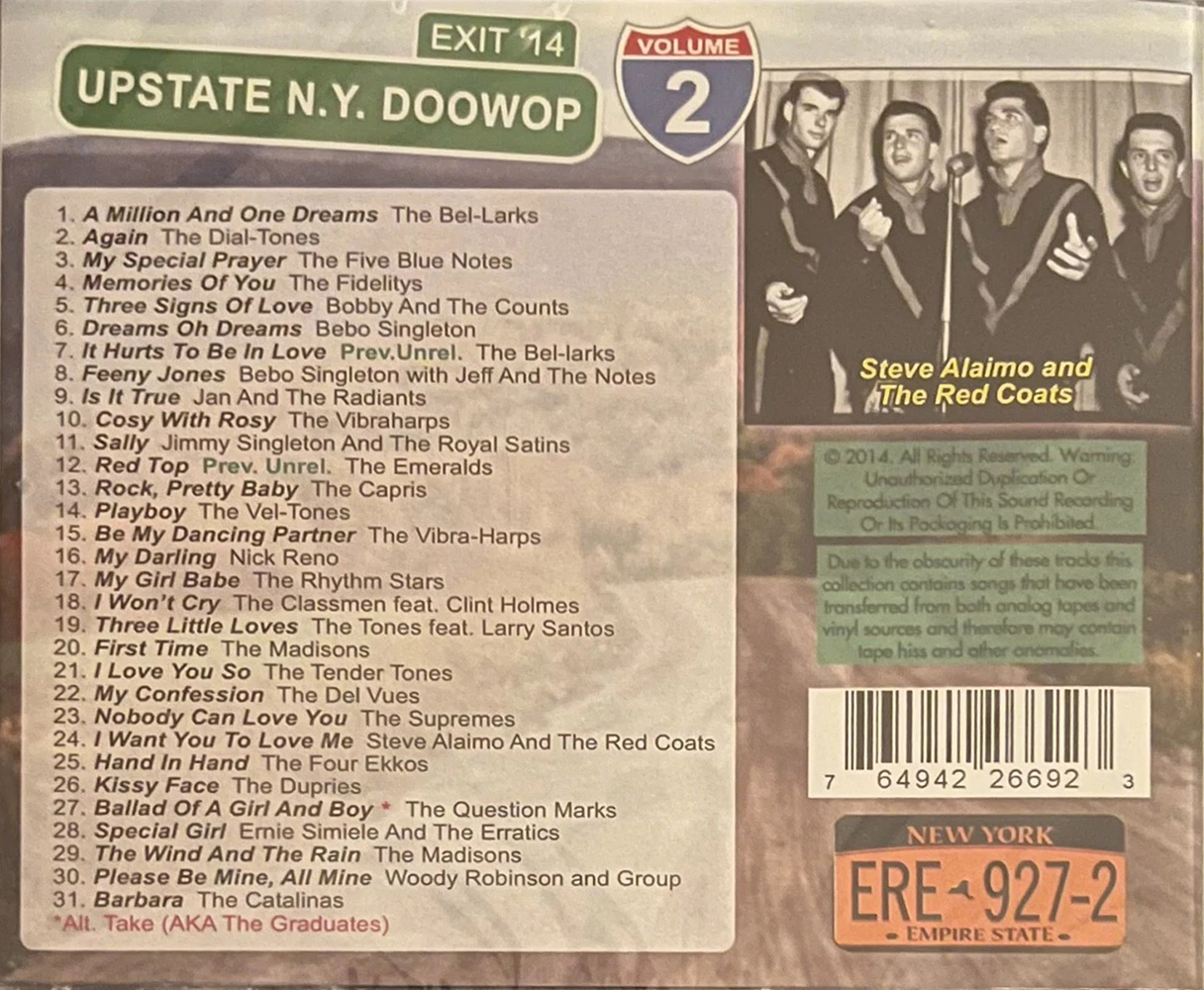 (image for) Exit '14: Upstate N.Y. Doowop, Vol. 2