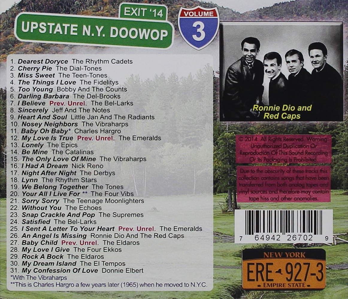 (image for) Exit '14: Upstate N.Y. Doowop, Vol. 3