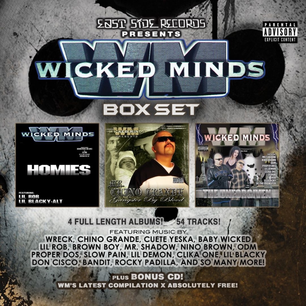 East Side Records Presents Wicked Minds Box Set (3 CD) - Click Image to Close