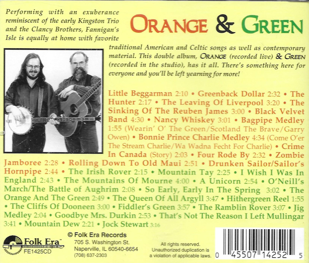 (image for) Orange & Green (2 CD)