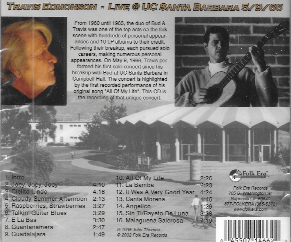 (image for) Live at UC Santa Barbrara 5-9-1966
