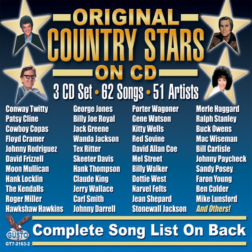 Original Country Stars On CD (3 CD)