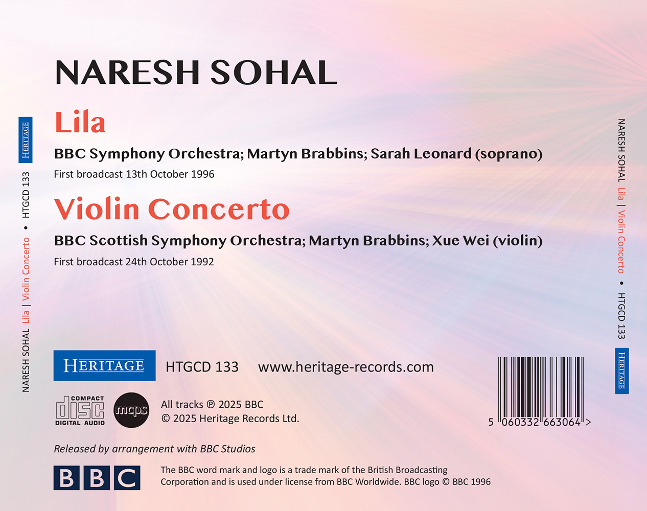 (image for) Naresh Sohal-Lila-Violin Concerto