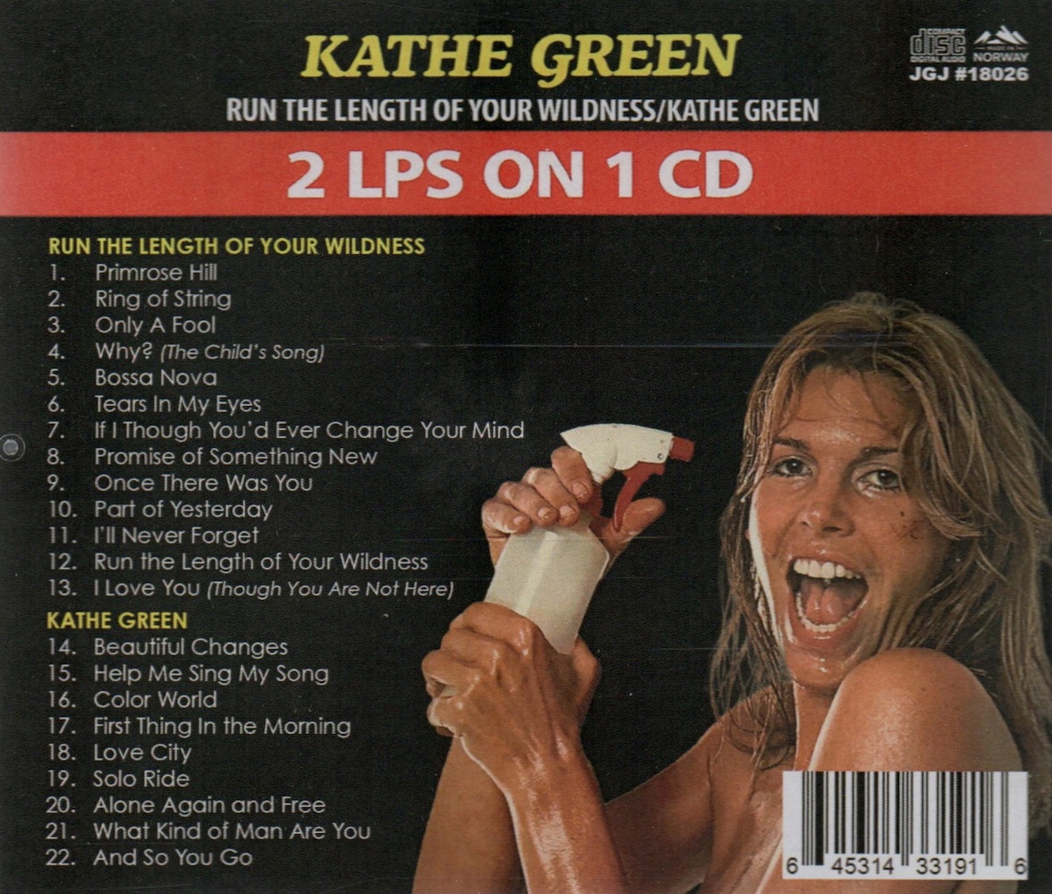 (image for) Run The Length Of Your Wildness / Kathe Green - 2 LPs on 1 CD