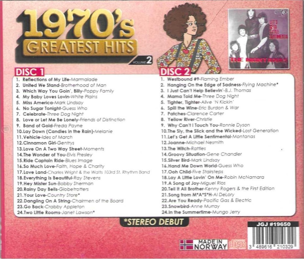 (image for) 1970's Greatest Hits, Vol. 2 - 48 Cuts - 3 Stereo Debuts (2 CD)