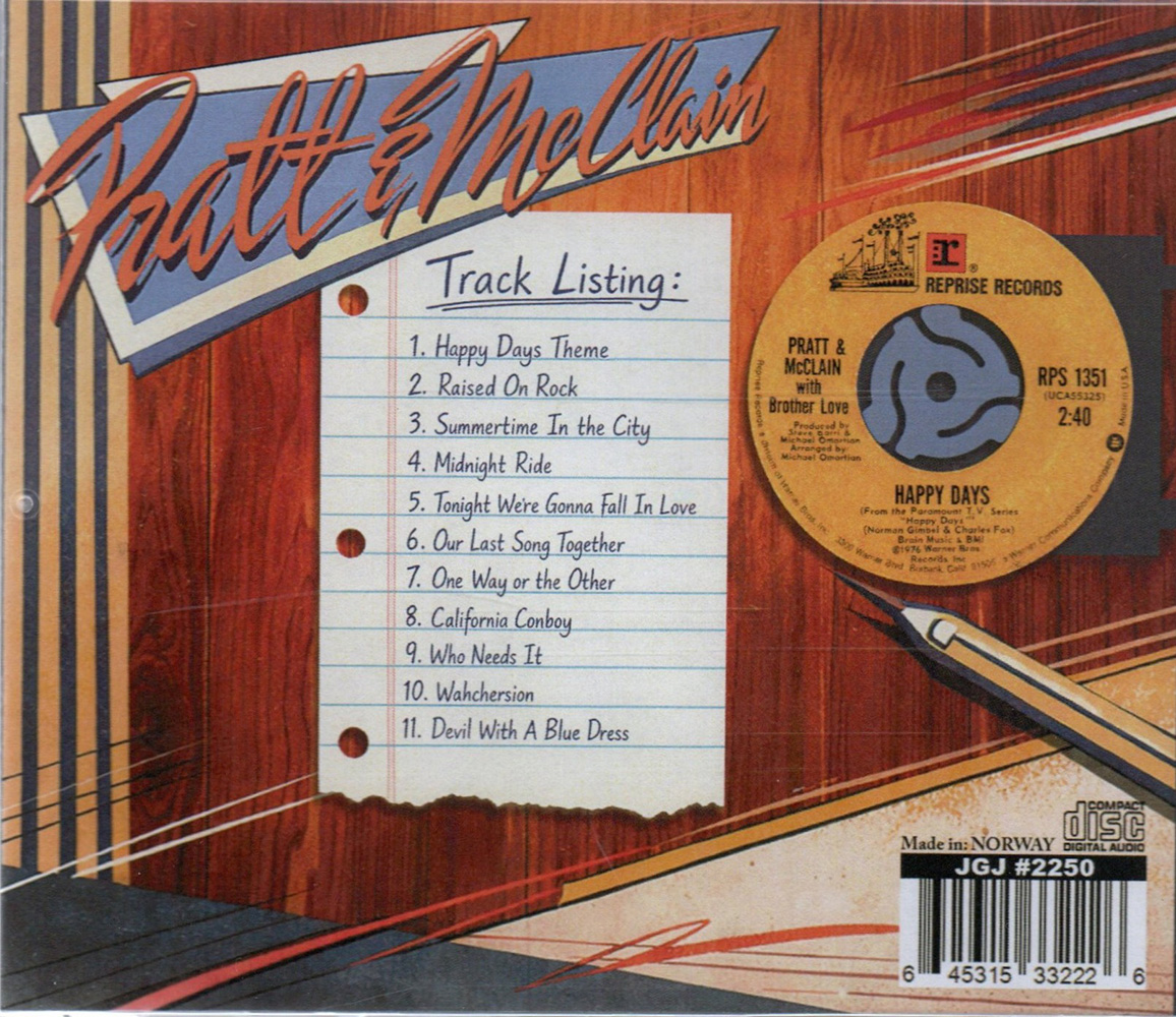 (image for) Pratt & McClain Featuring Happy Days