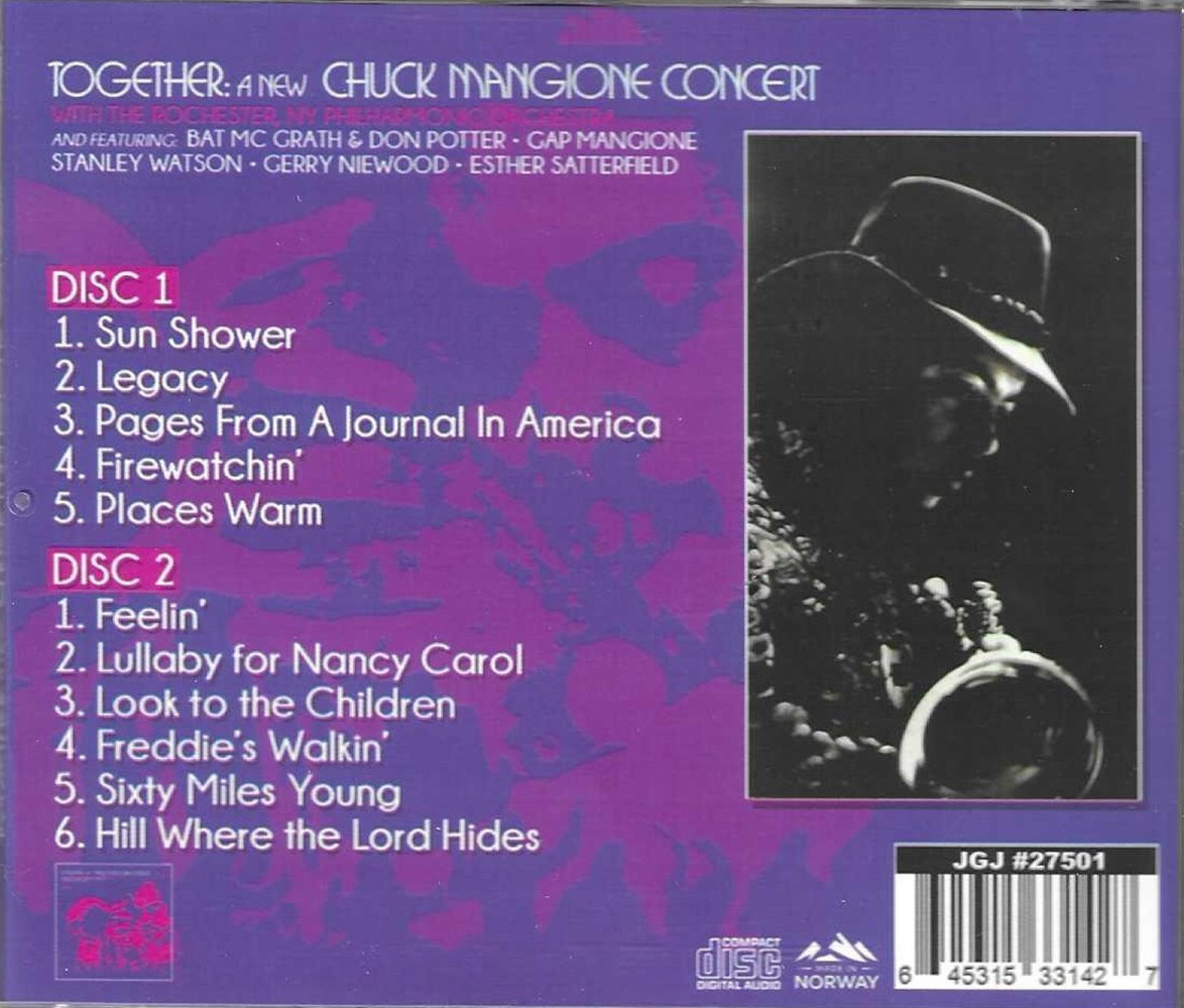 (image for) Together-A New Chuck Mangione Concert (2 CD)