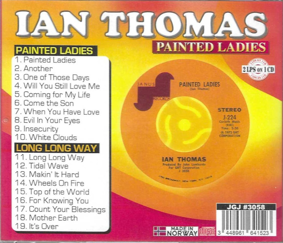 (image for) Painted Ladies - 2 LPs on 1 CD (Painted Ladies & Long Long Way)