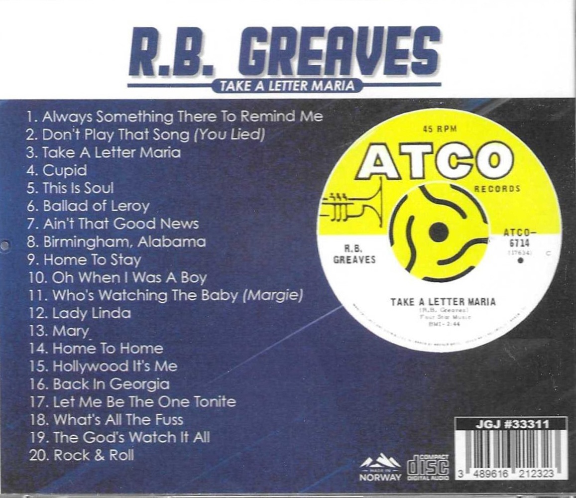 (image for) Take a Letter Maria-2 LPs on 1 CD