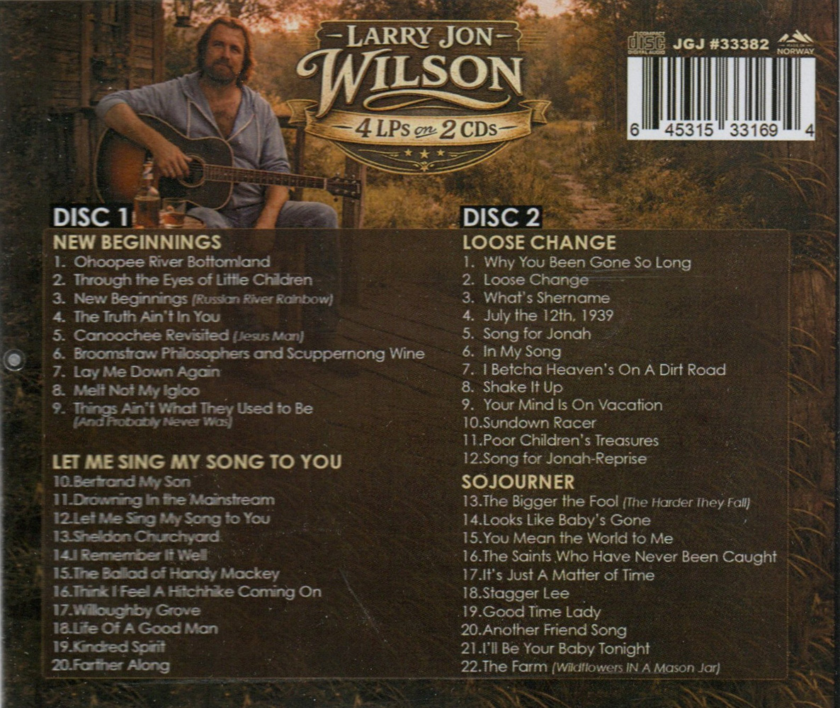 (image for) 4 LPs on 2 CDs: New Beginnings / Let Me Sing My Song to You / Loose Change / Sojourner (2 CD)