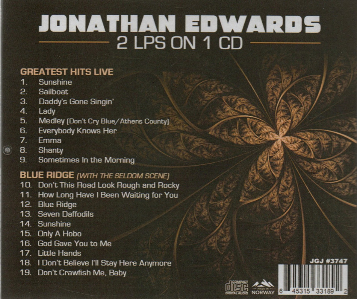 (image for) 2 LPs on 1 CD: Greatest Hits Live / Blue Ridge (with The Seldom Scene)