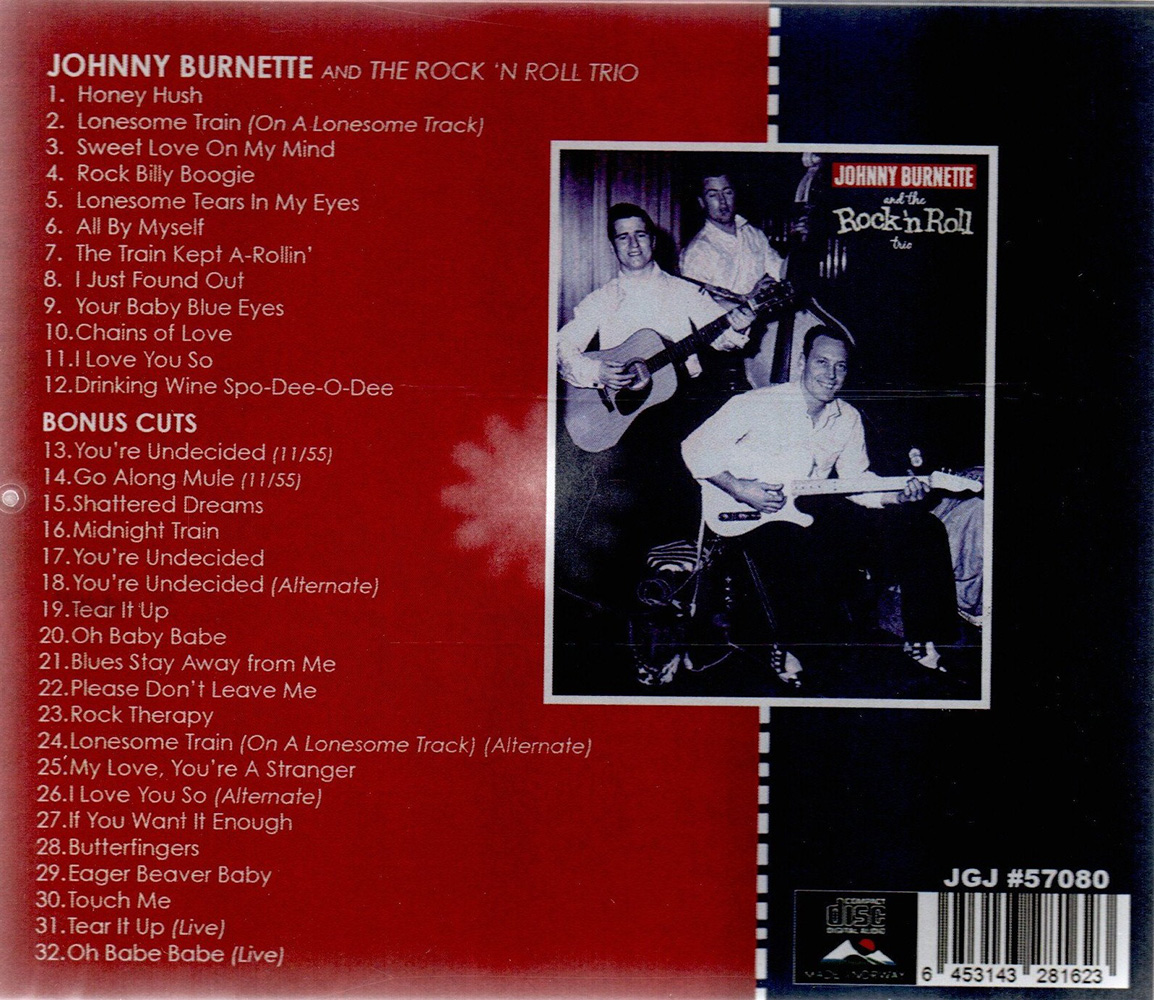 (image for) Johnny Burnette and the Rock 'n Roll Trio