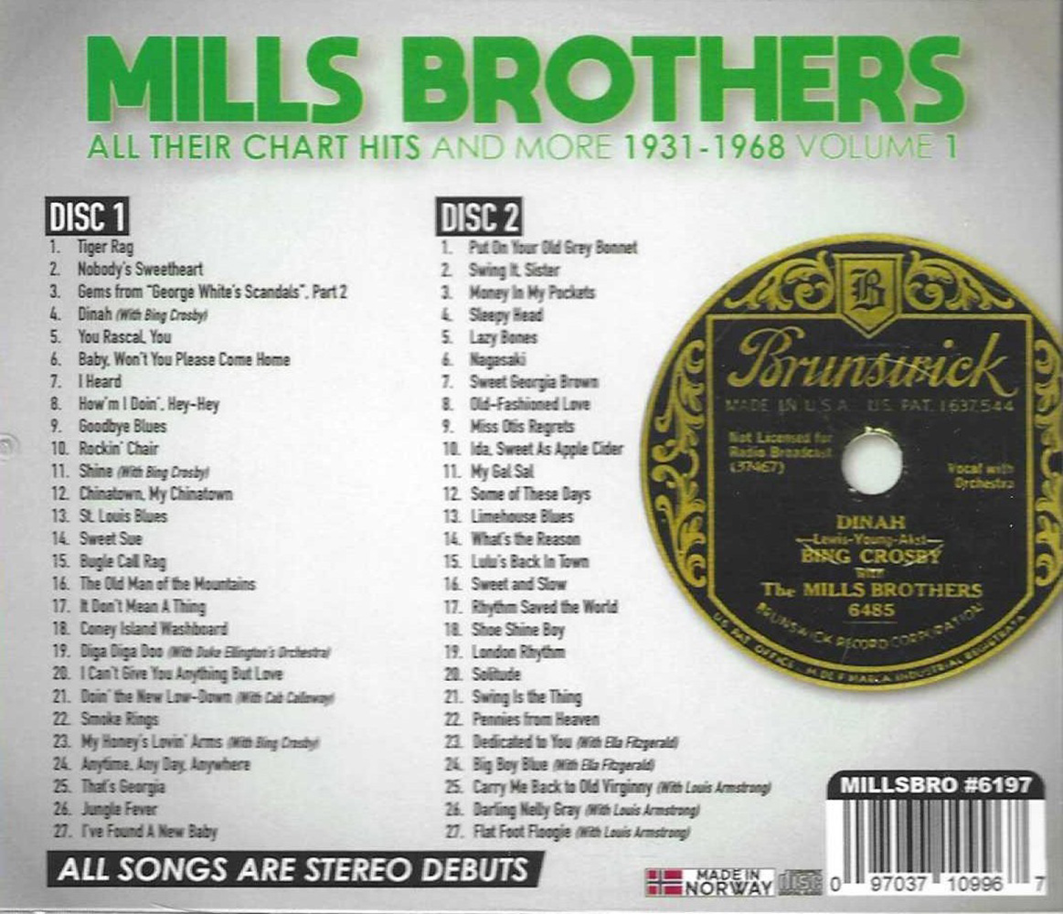 (image for) All Their Chart Hits & More 1961-1968, Vol. 1 (54 Cuts-All Stereo Debuts) (2 CD)
