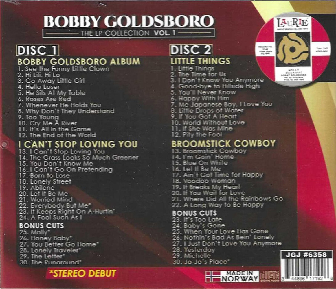 (image for) LP Collection, Vol. 1 - 4 LPs on 2 CDs + 13 Bonus Cuts + 7 Stereo Debuts (2 CD)
