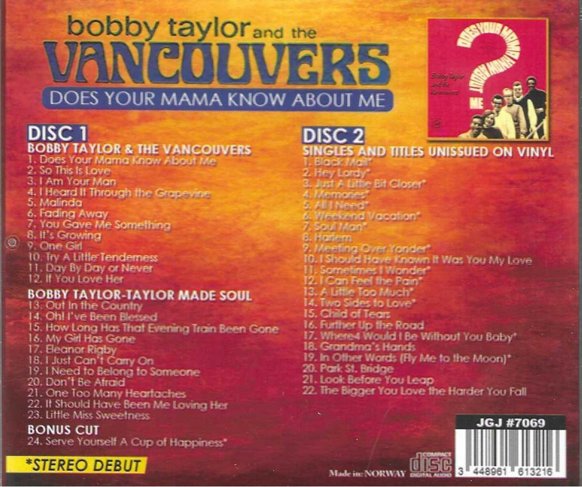 (image for) Does Your Mama Know About Me - 2 LPs + 23 Bonus Cuts (2 CD)