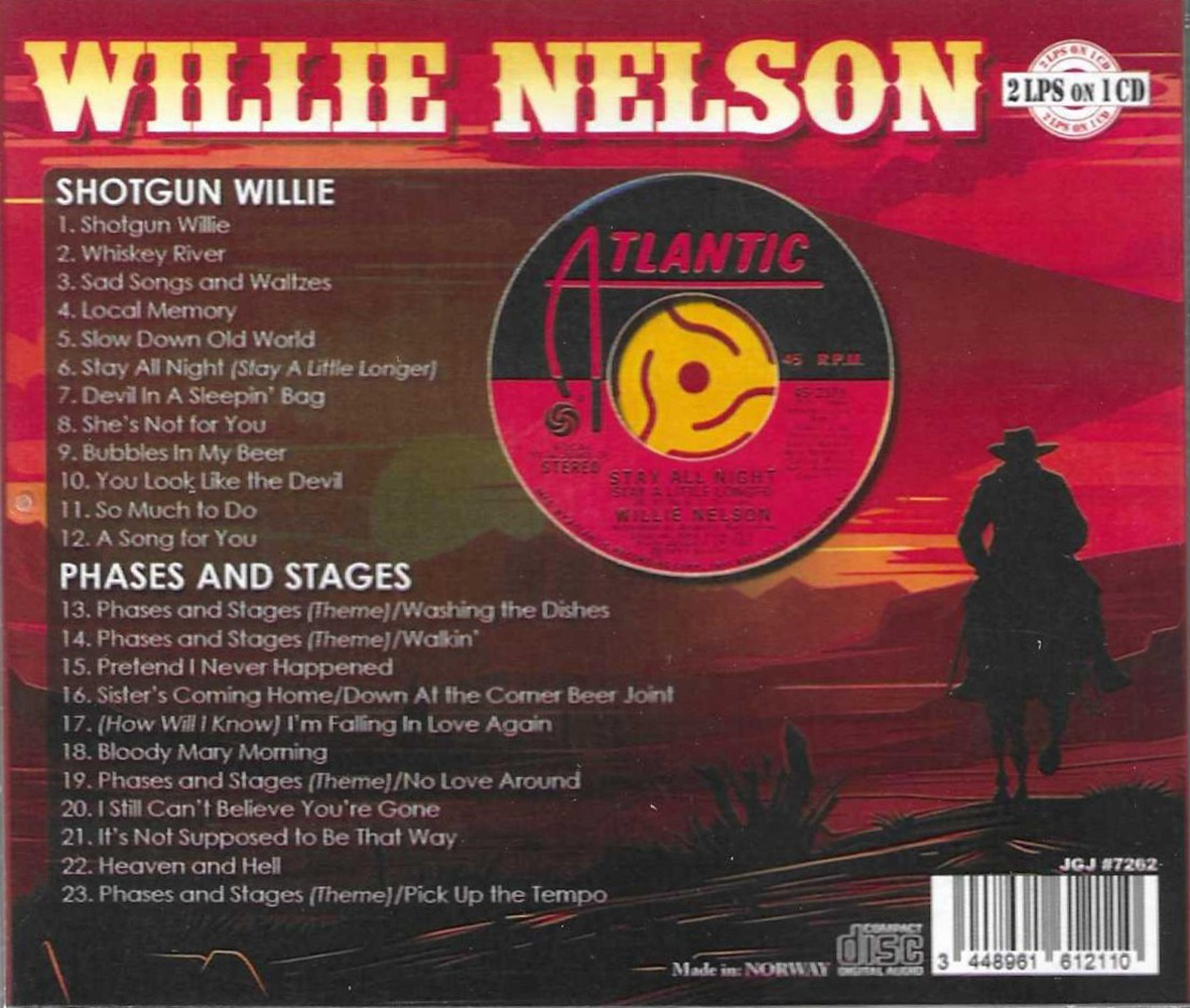(image for) 2 LPs on 1 CD (Shotgun Willie, Phases and Stages)