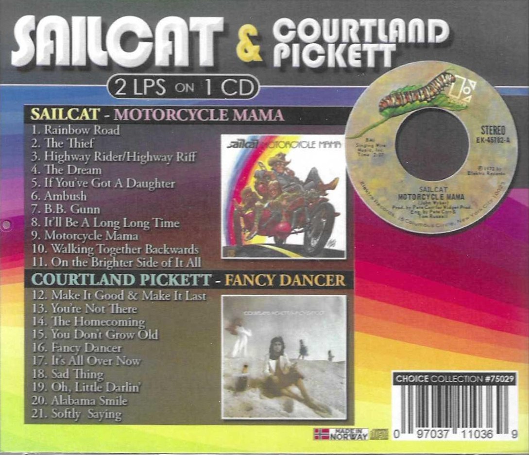 (image for) 2 LPs on 1 CD-Motorcycle Mama & Fance Dancer