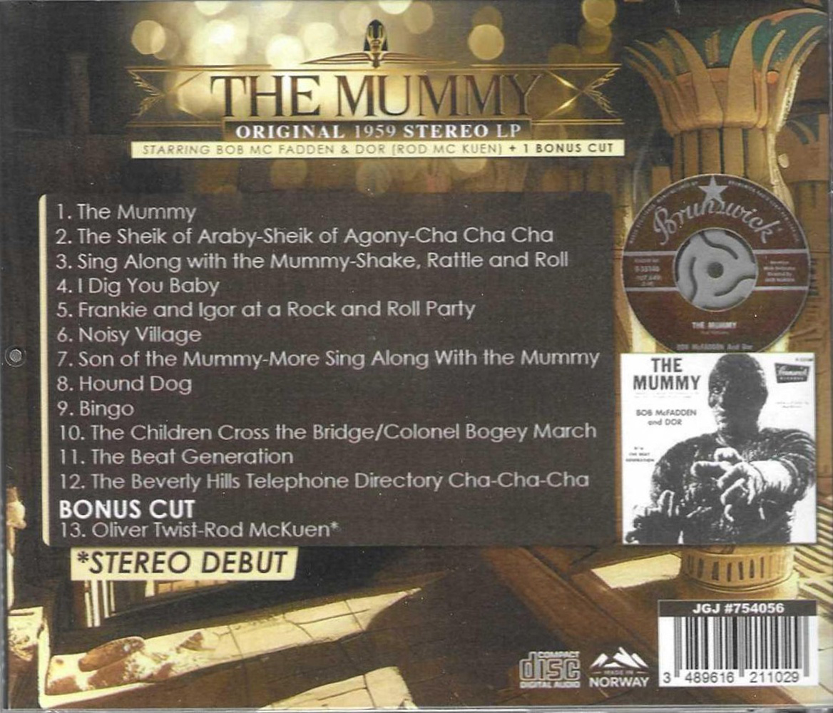 (image for) Mummy-Original 1959 Stereo LP + 1 Bonus Cut