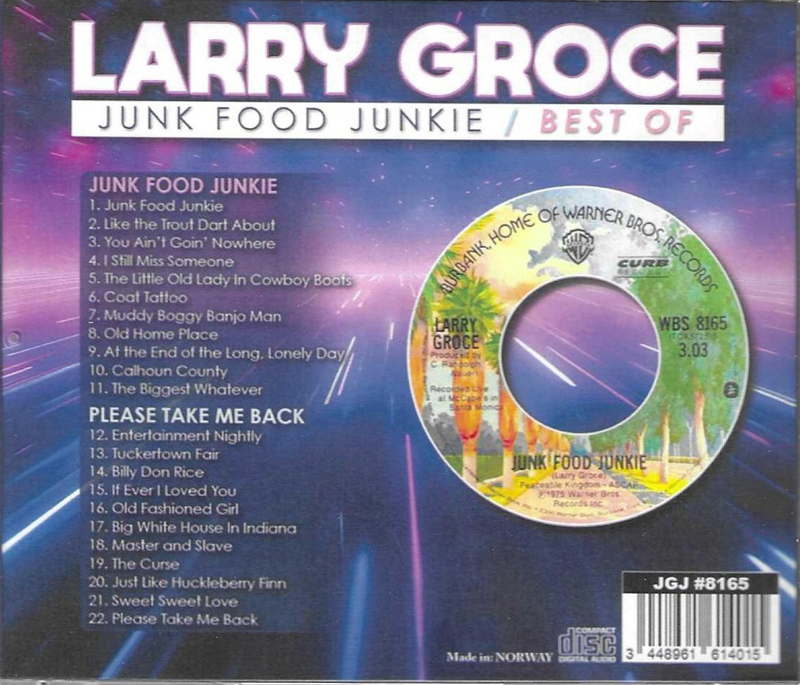 (image for) Junk Food Junkie - Best Of - 2 LPs on 1 CD