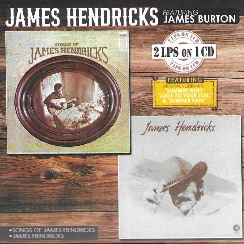 (image for) 2 LPs on 1 CD (Songs of James Hendricks & James Hendricks)
