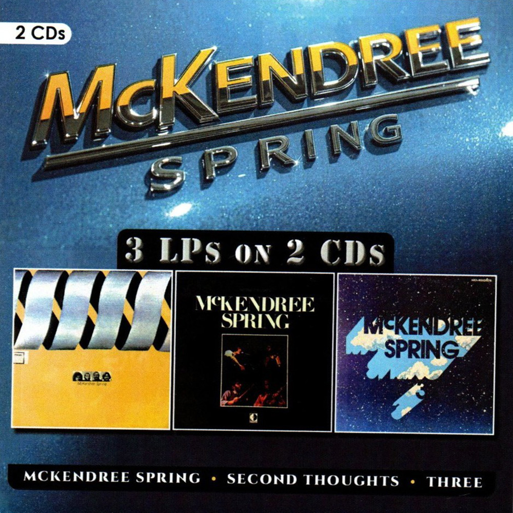(image for) 3 LPs on 2 CDs (McKendree Spring / Second Thoughts / Three) (2 CD)