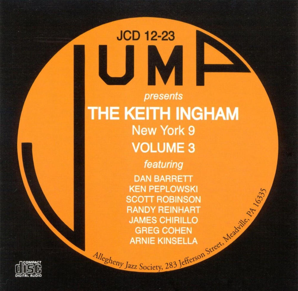 (image for) The Keith Ingham New York 9, Volume 3