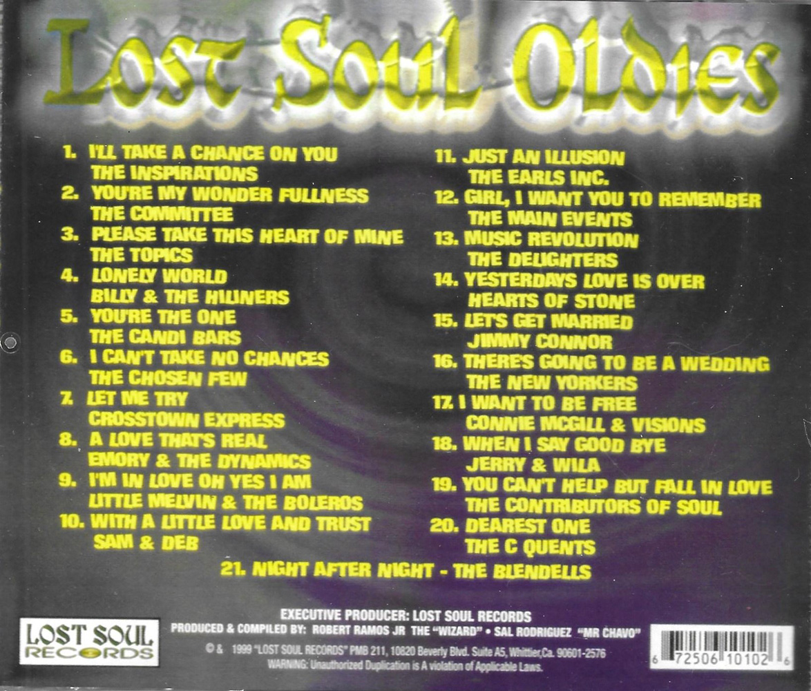 (image for) Lost Soul Oldies, Vol. 10 (Chosen Few-Topics-Committee & More)