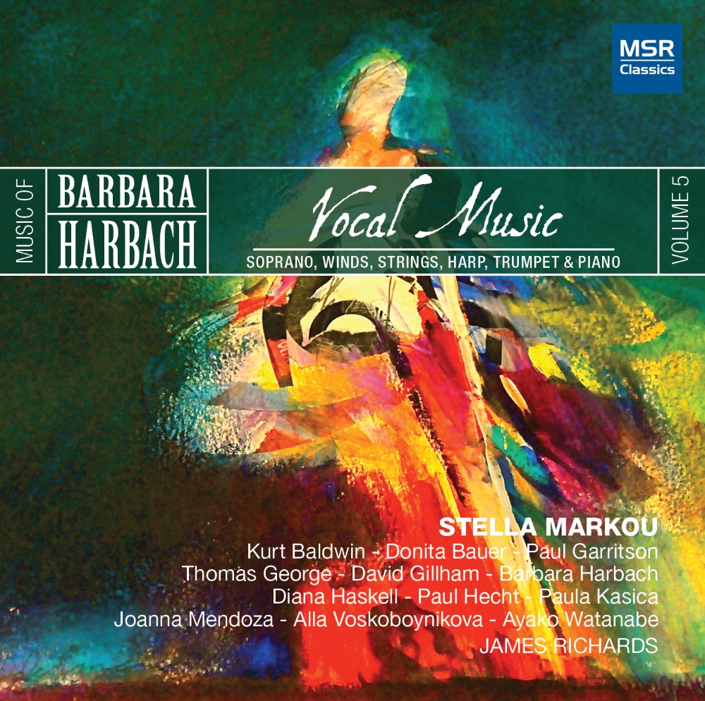 (image for) Music Of Barbara Harbach, Vol. 5-Vocal Music