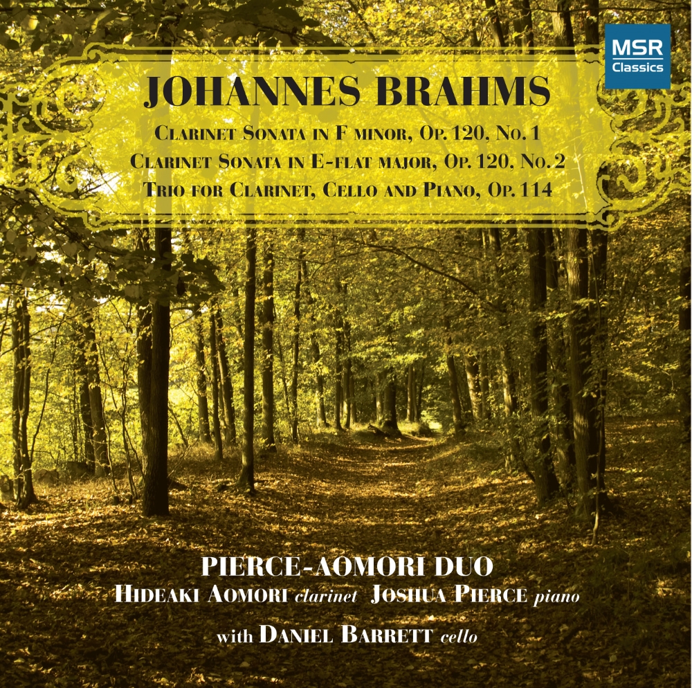Johan Brahms-Clarinet Sonata In F Minor, Clarinet Sonata In E-Flat Major, Trio For Clarinet, Cello And Piano