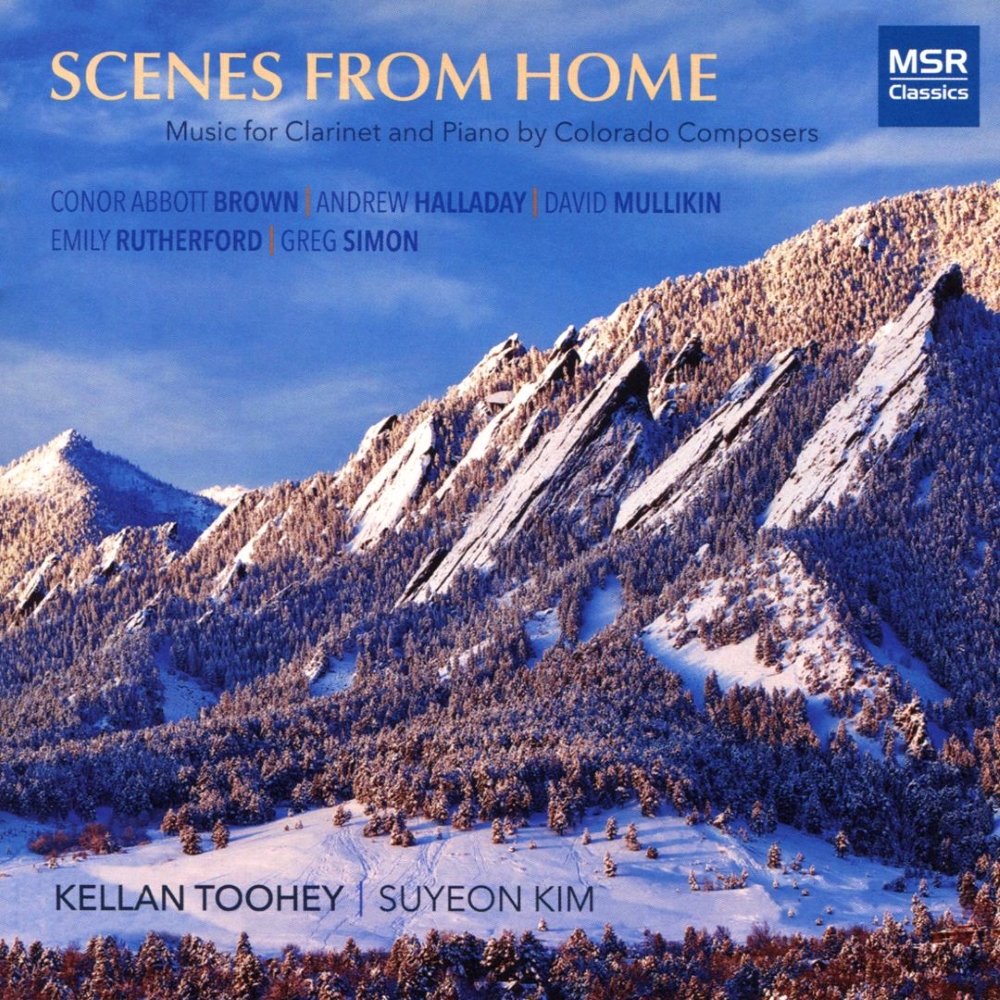 (image for) Scenes from Home-Music for Clarinet and Piano by Colorado Composers