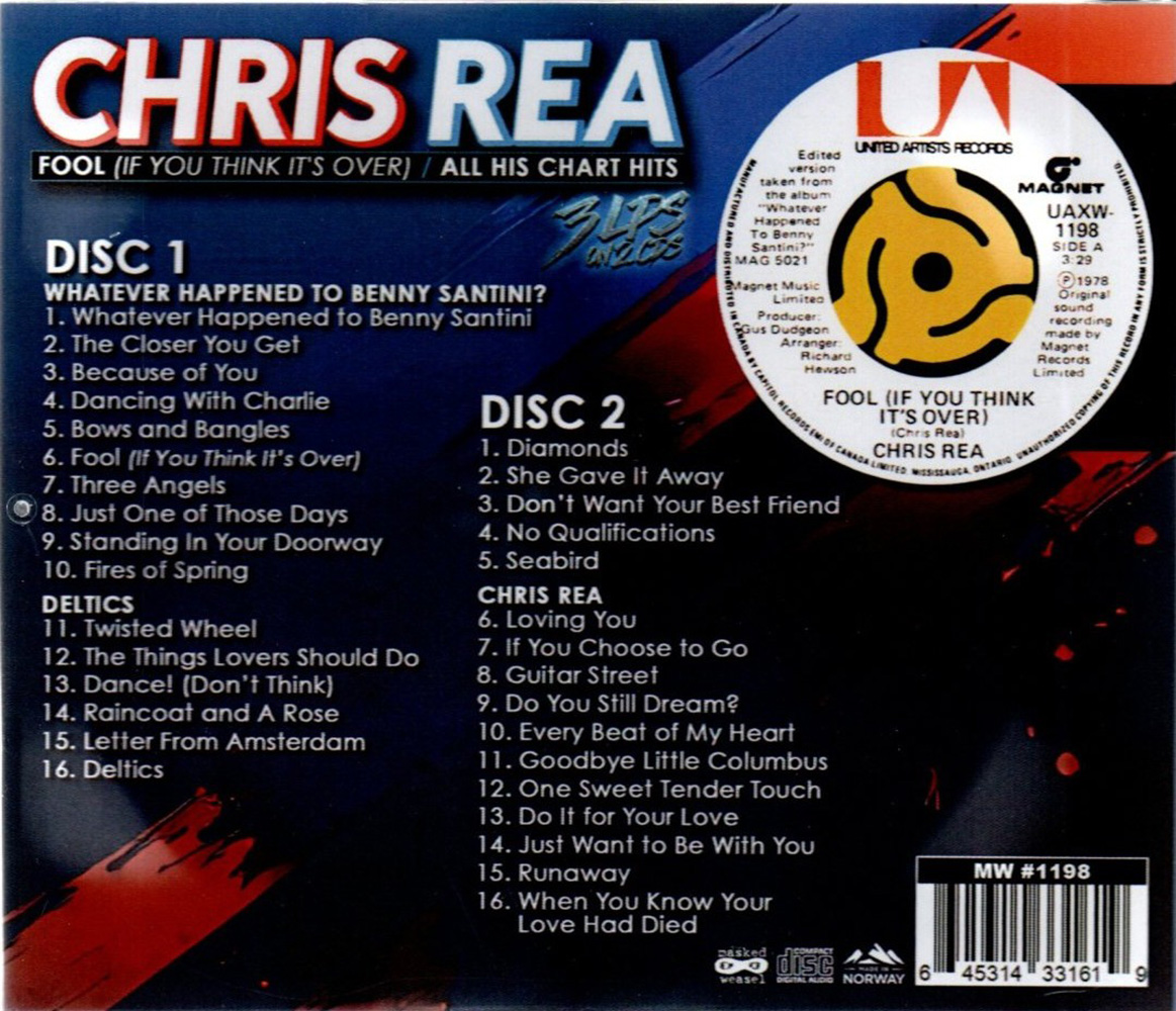 (image for) Fool (If You Think It's Over) / All His Chart Hits - 3 LPs on 2 CDs (2 CD)