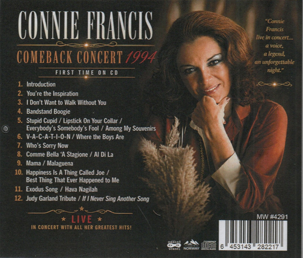 (image for) Comeback Concert 1994: Singing Her Greatest Hits