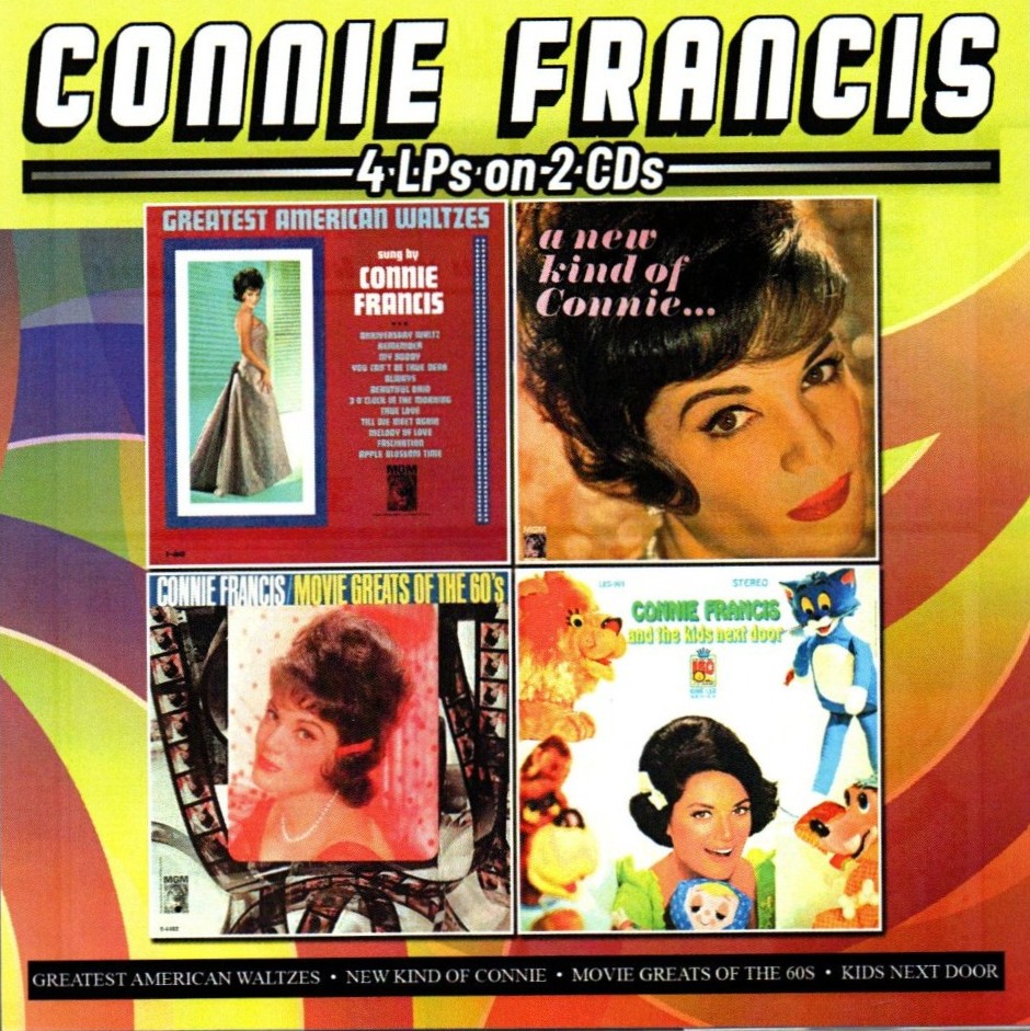 4 LPs on 2 CDs (Greatest American Waltzes / New Kind of Connie / Movie Greats of the 60s / Kids Next Door (2 CD) (image for) 4 LPs on 2 CDs (Greatest American Waltzes / New Kind of Connie / Movie Greats of the 60s / Kids Next Door (2 CD)