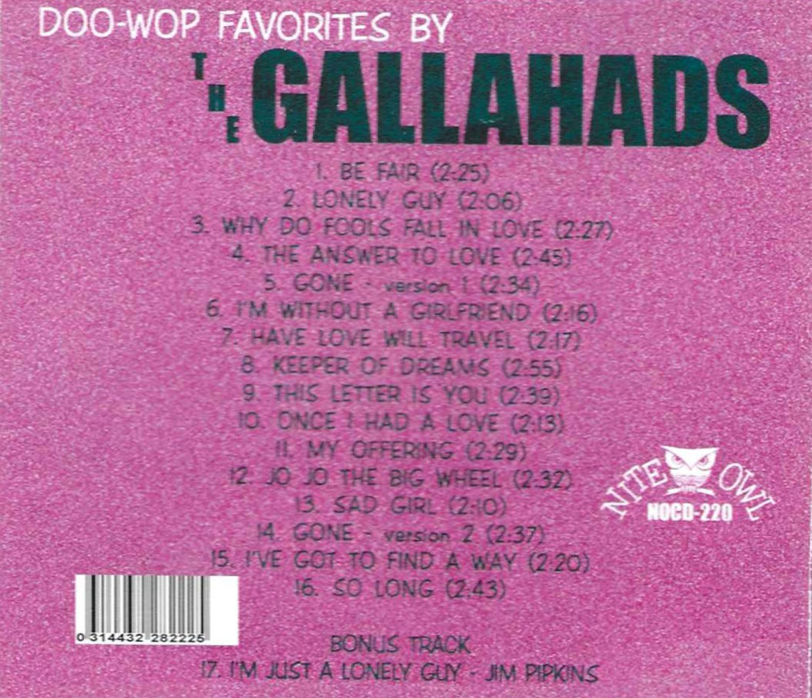 (image for) Doo Wop Favorites By The Gallahads