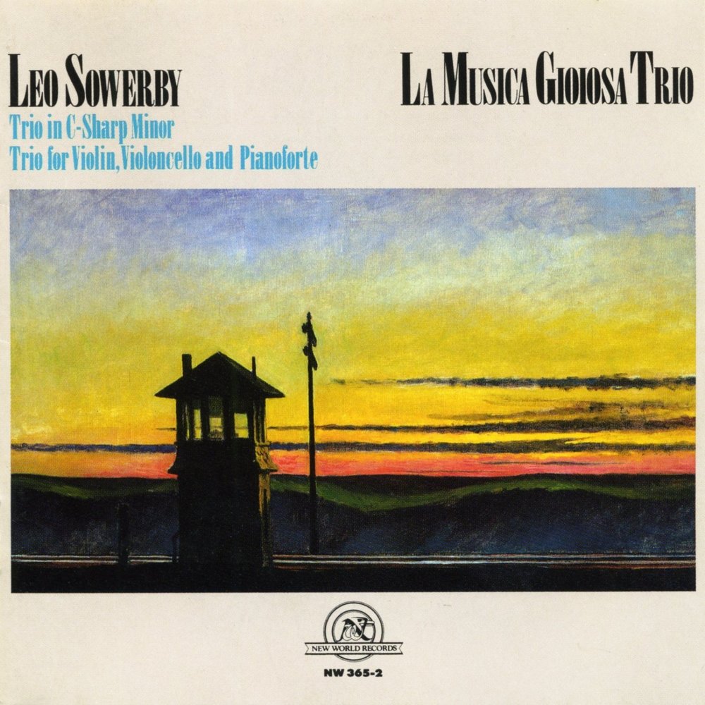 (image for) Leo Sowerby-Trio In C Sharp Minor / Trio For Violin, Violoncello And Pianoforte