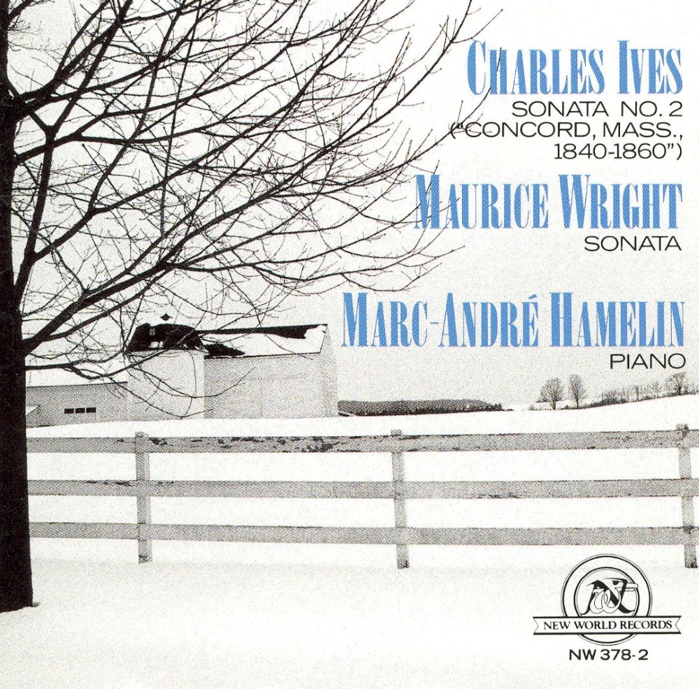 Charles Ives-Sonata No. 2 ("Concord, Mass., 1840-1860") / Maurice Wright-Sonata - Click Image to Close