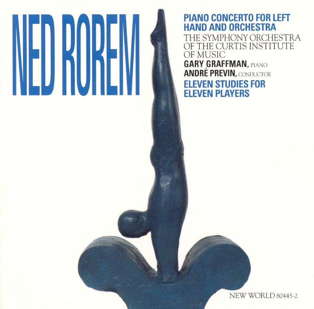 (image for) Ned Rorem-Piano Concerto For Left Hand And Orchestra / Eleven Studies For Eleven Prayers