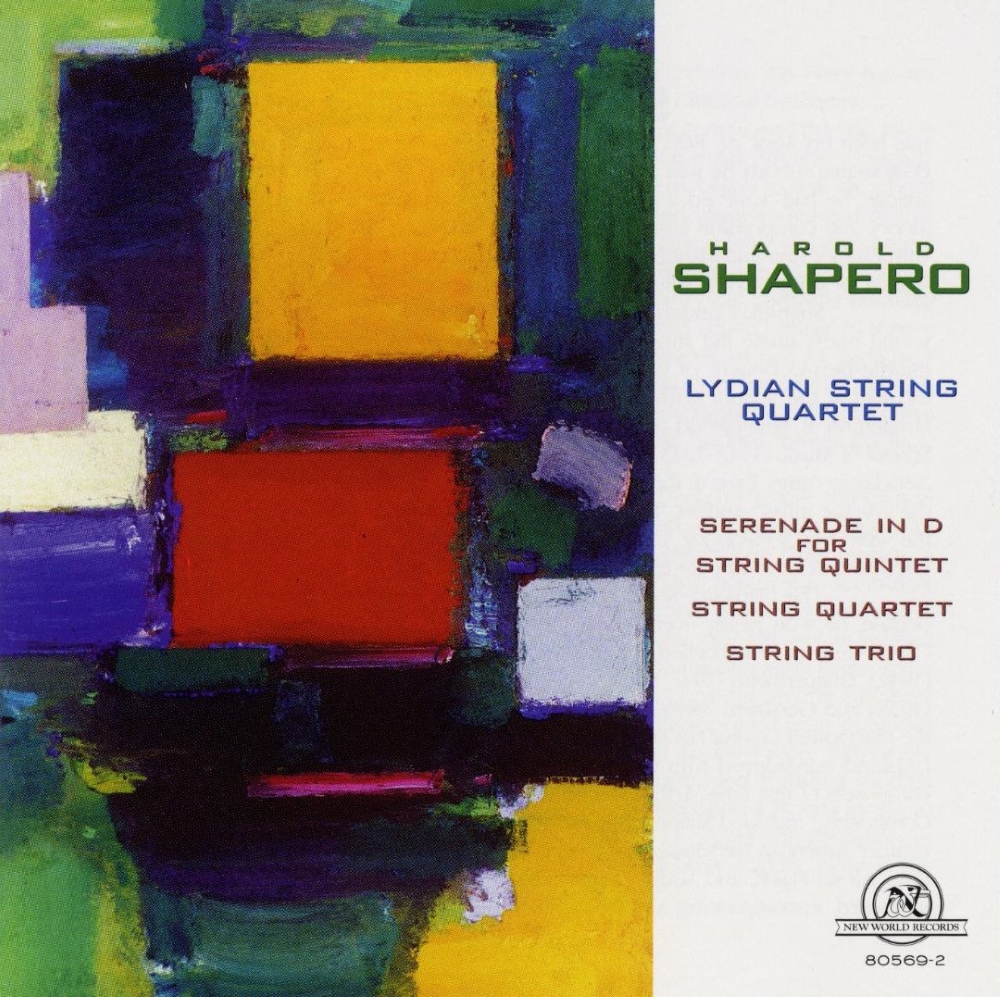 Harold Shapero-Serenade In D For String Quintet / String Quartet / String Trio