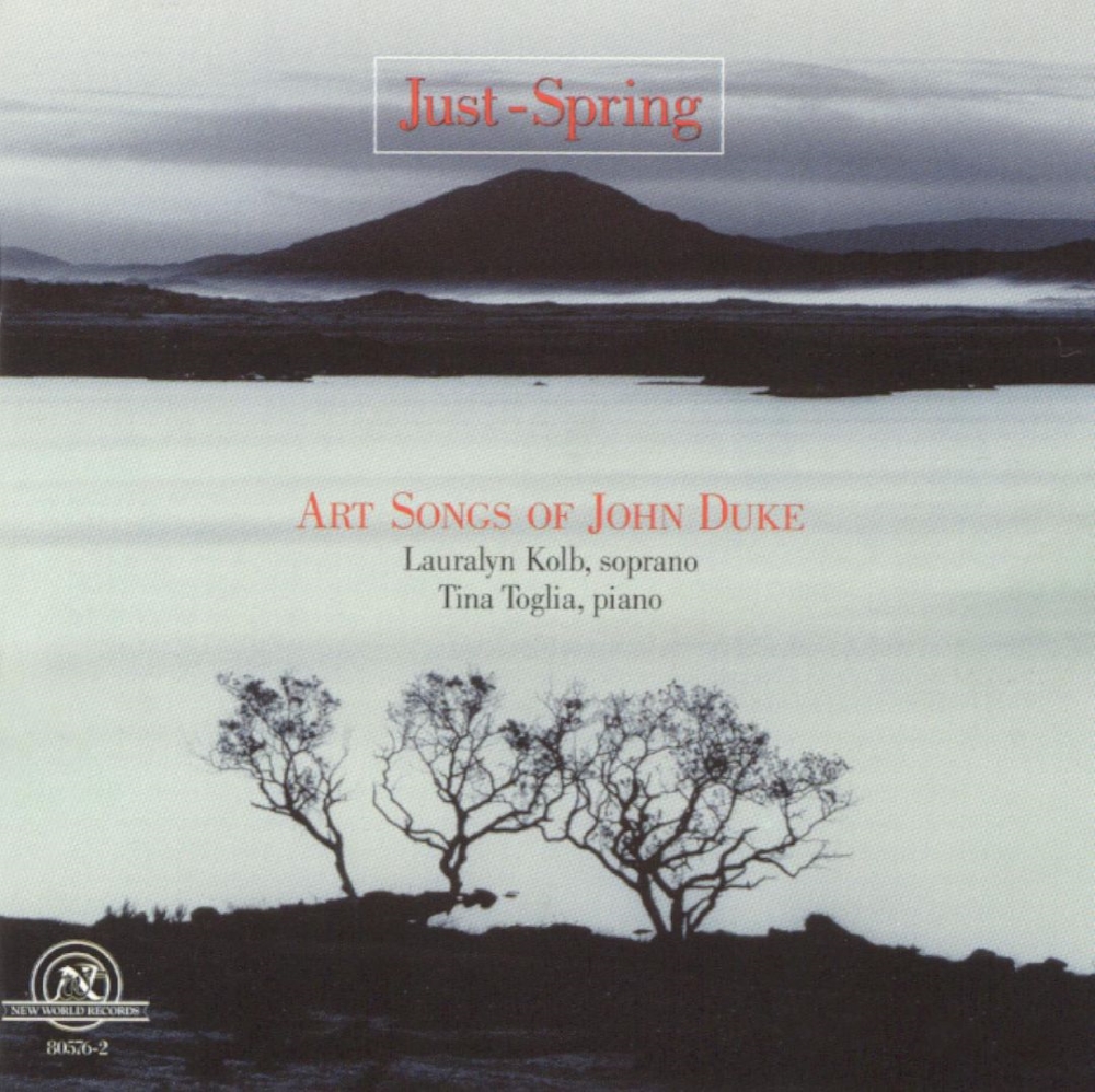 (image for) Just-Spring-Art Songs of John Duke
