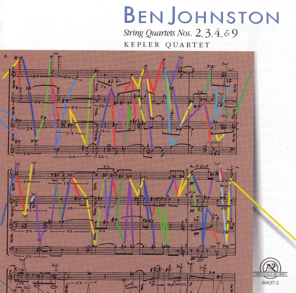 Ben Johnston String Quartets Nos. 2, 3, 4, & 9 - Click Image to Close
