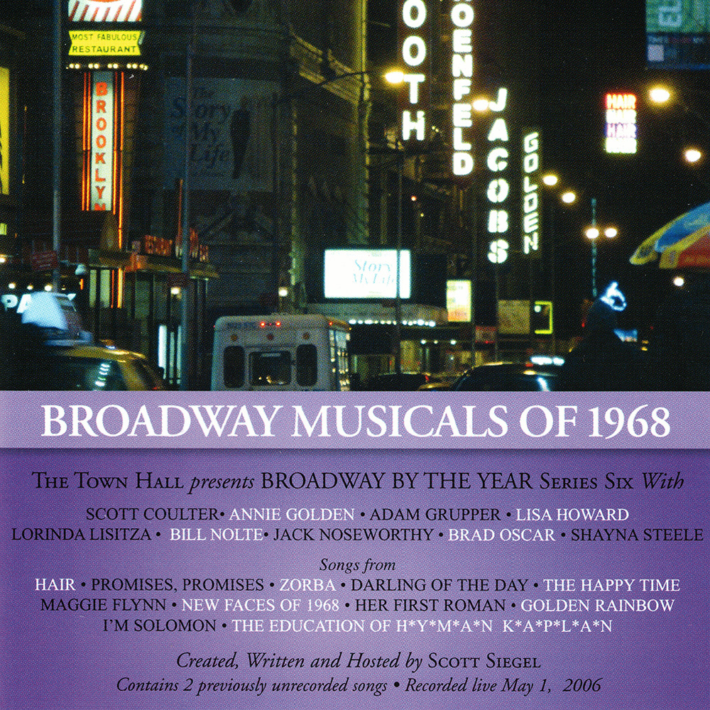 (image for) Broadway Musicals of 1968