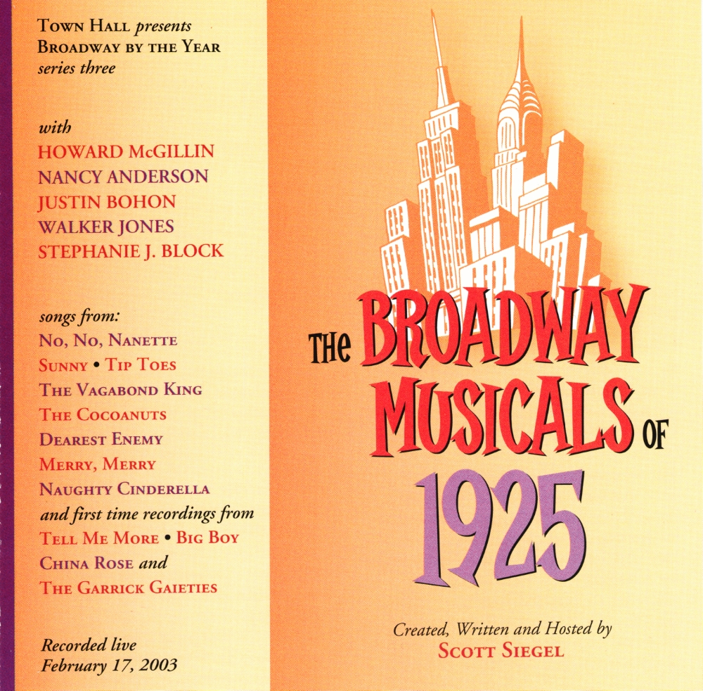 The Broadway Musicals Of 1925