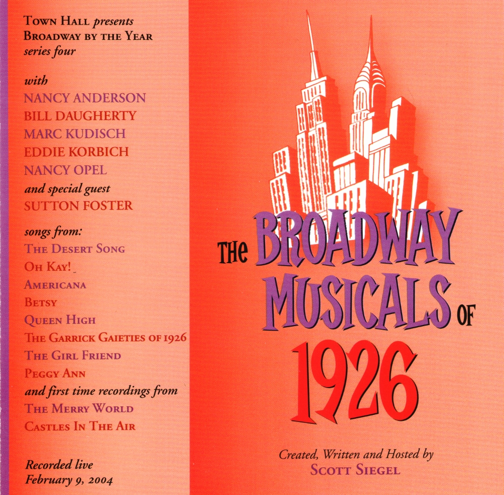 The Broadway Musicals Of 1926