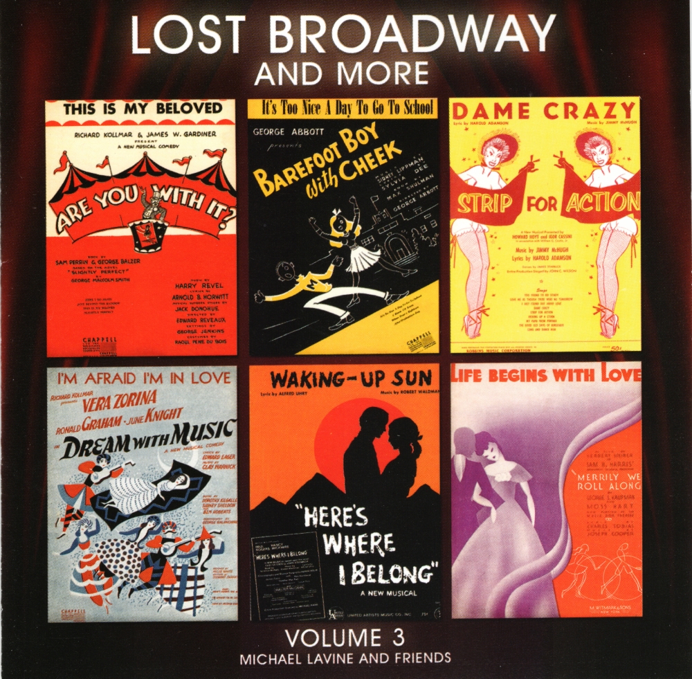 Lost Broadway And More, Volume 3-Michael Lavine And Friends - Click Image to Close