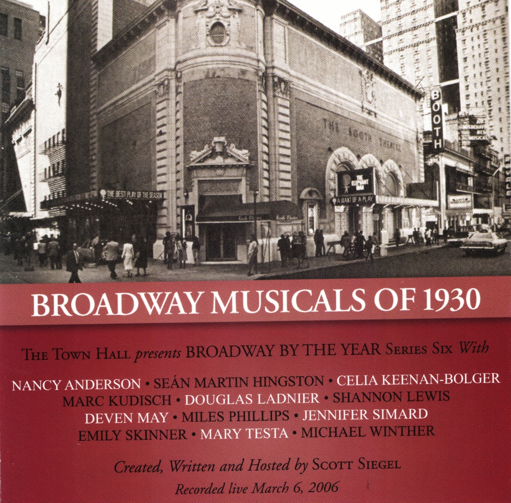 Broadway Musicals Of 1930
