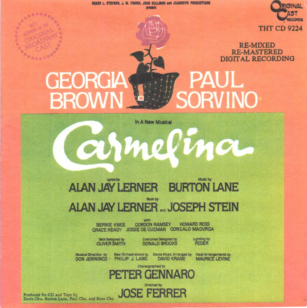 Carmelina [Original Cast Recording]