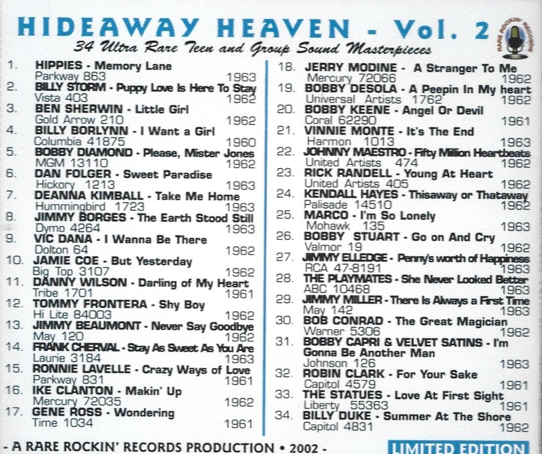 Hideaway Heaven, Vol. 2 - Click Image to Close